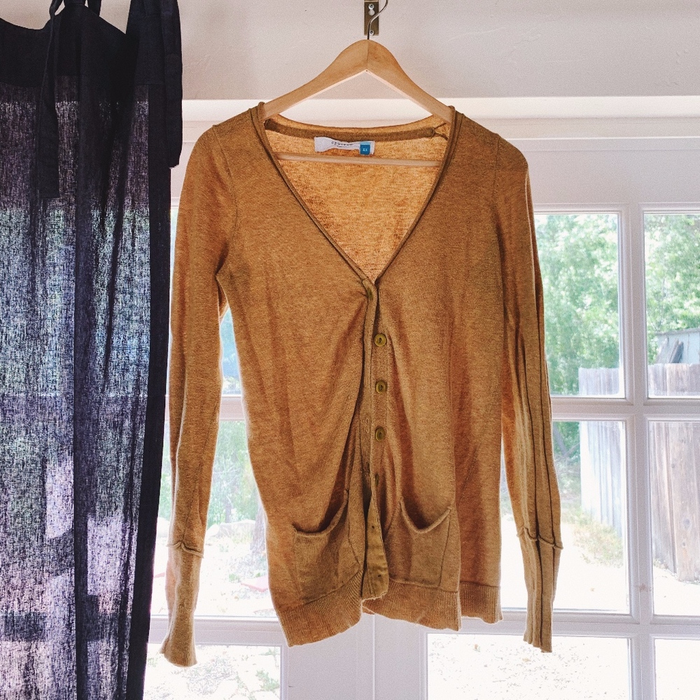 Anthropologie Button Down Cardigan Sweater